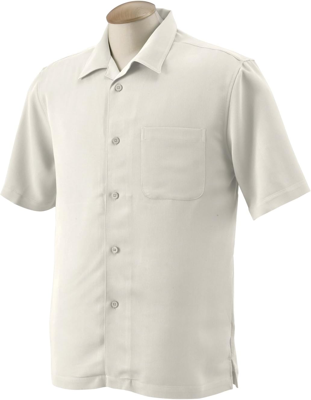 Harriton Men's Bahama Cord Camp Shirt 3XL CREME