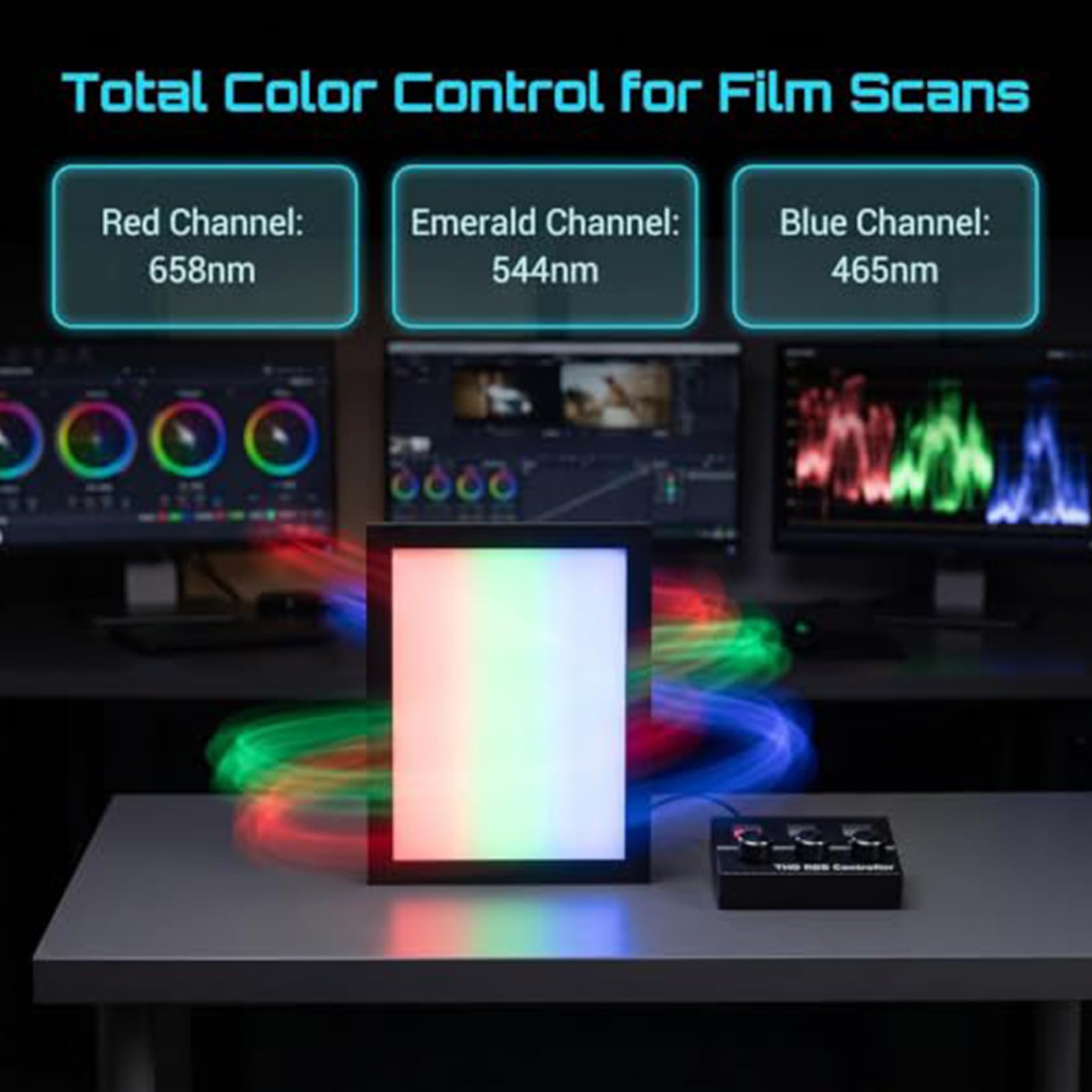 Podświetlarka RGB do Slajdów, Przenośna Przeglądarka Slajdów i Skaner