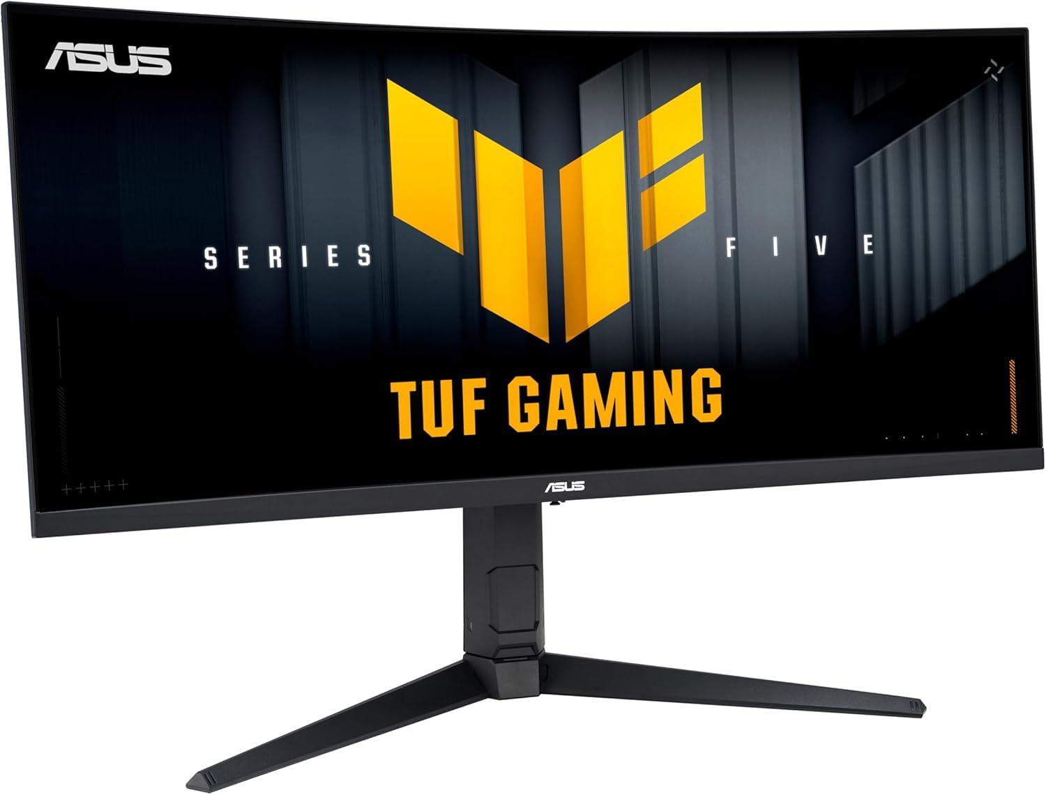 ASUS TUF GAMING VG34WQML5A, Monitor Gaming Curvo Serie 5 da 34" WQHD, Nero | Fast VA (3440 x 1440), 0,5ms Response Time, 250Hz(OC), AMD FreeSync Premium ed ELMB, DisplayWidget Center, Gaming AI