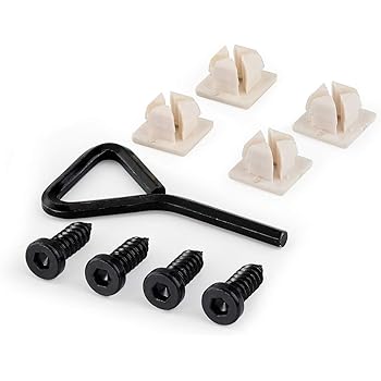 Amazon Com Rustproof Black License Plate Screws For Securing License Plates Frames And Covers On Cars And Trucks Black Zinc Plated Automotive