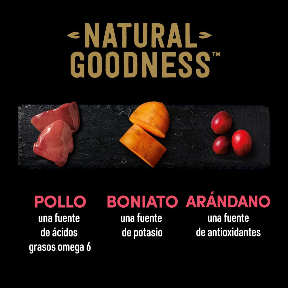Cesar Natural Goodness Comida Húmeda para Perros Adultos con Pollo (Pack 6 Latas x 400g)