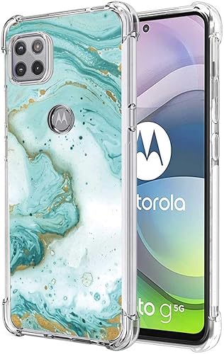 Funda para Moto One 5G Ace, funda Moto G 5G, TPU delgada y flexible para niñas y mujeres, bolsa de aire, absorción de golpes, goma suave, funda de