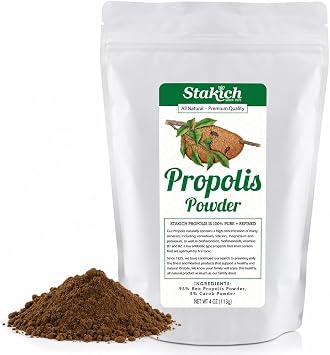 Stakich Bee Propolis Powder - All Natural - 4 Ounce