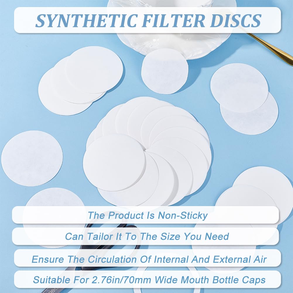 Carta Da Filtro Quantitativa - 150 Pezzi | 3 Velocità (Lento/Medio/Veloce) | Diametro 70mm Per Imbuto Buchner - Foto 4