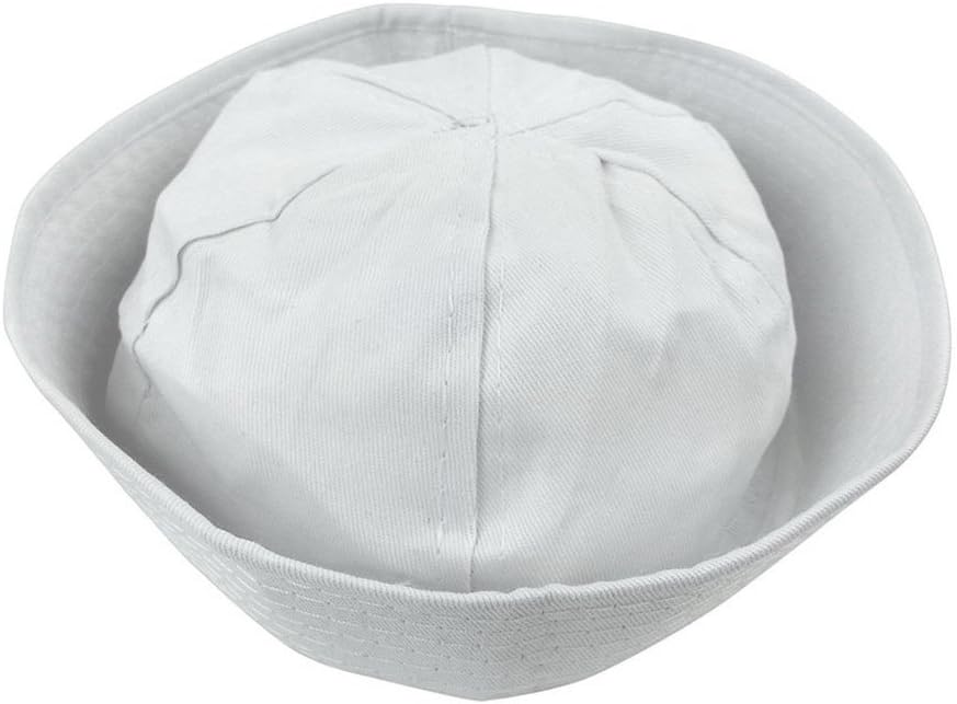 Funny Party Hats White Sailor Cap - Nautical Yacht Hat - Gob Hat - Costume