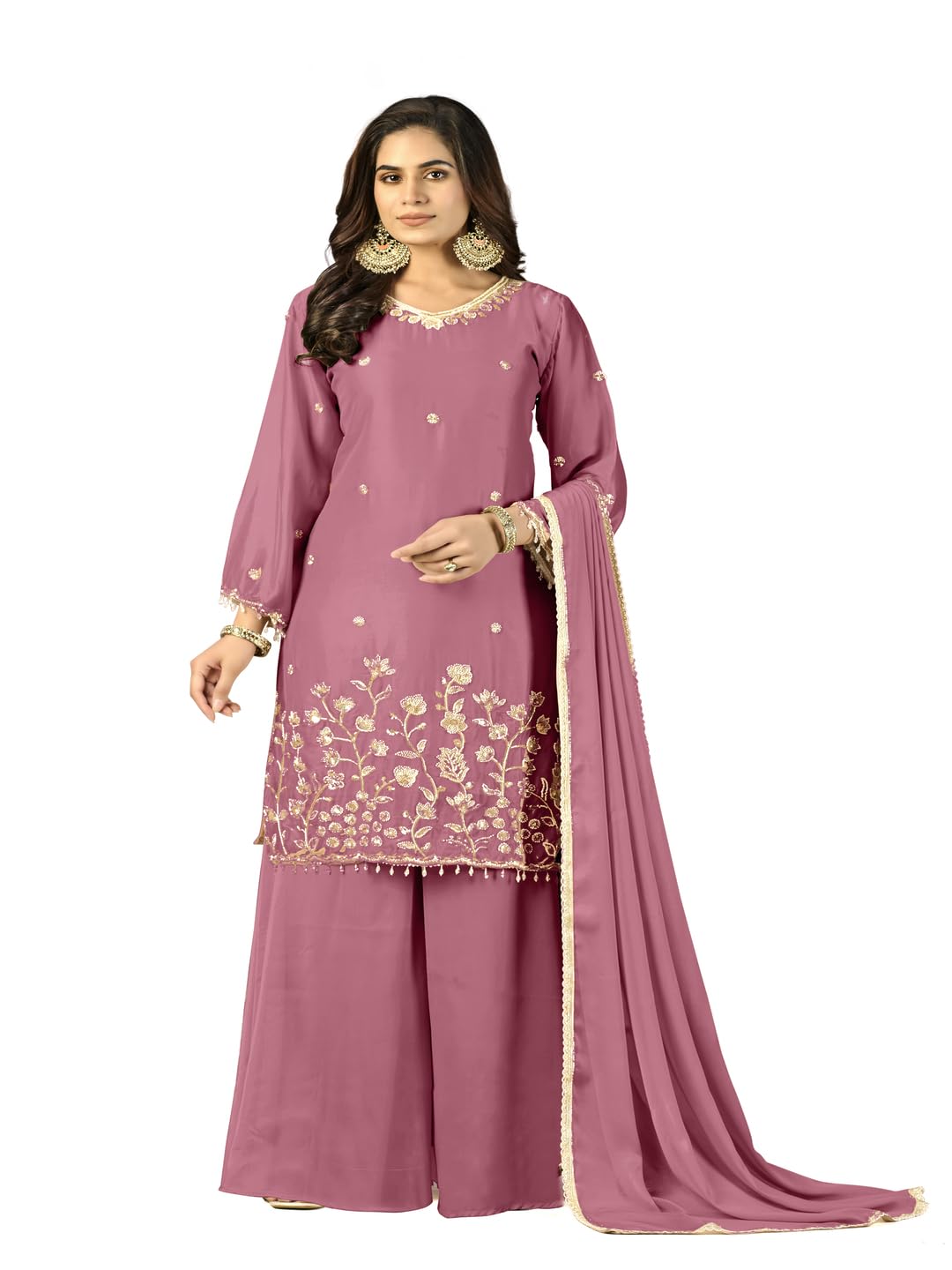 rangoli silk womens sharara suit set with embroidery and hand work with dupatta-image-34