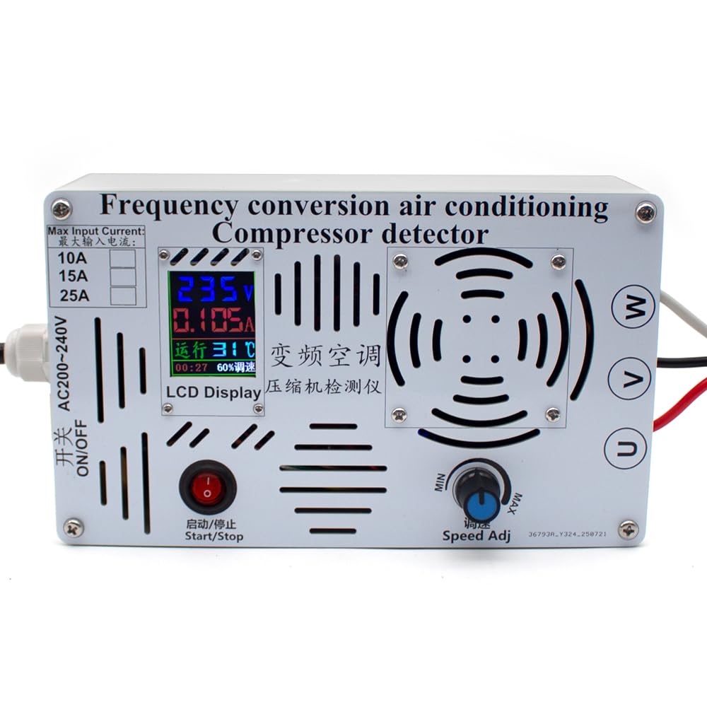 Probador de Compresores de Aire Acondicionado de Frecuencia Variable, Instrumento Universal de Prueba y Mantenimiento de Compresores de Frecuencia Variable (1-5HP)