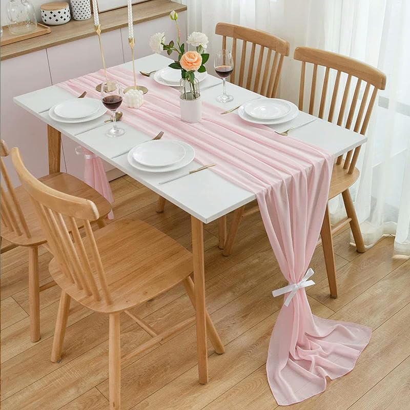 Chemin de table mousseline anti-plis pour réussir son centre de table mariage
