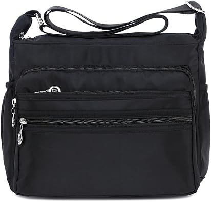 WITERY Nylon Crossbody Bags for Women Waterproof Shoulder Purse Handbag