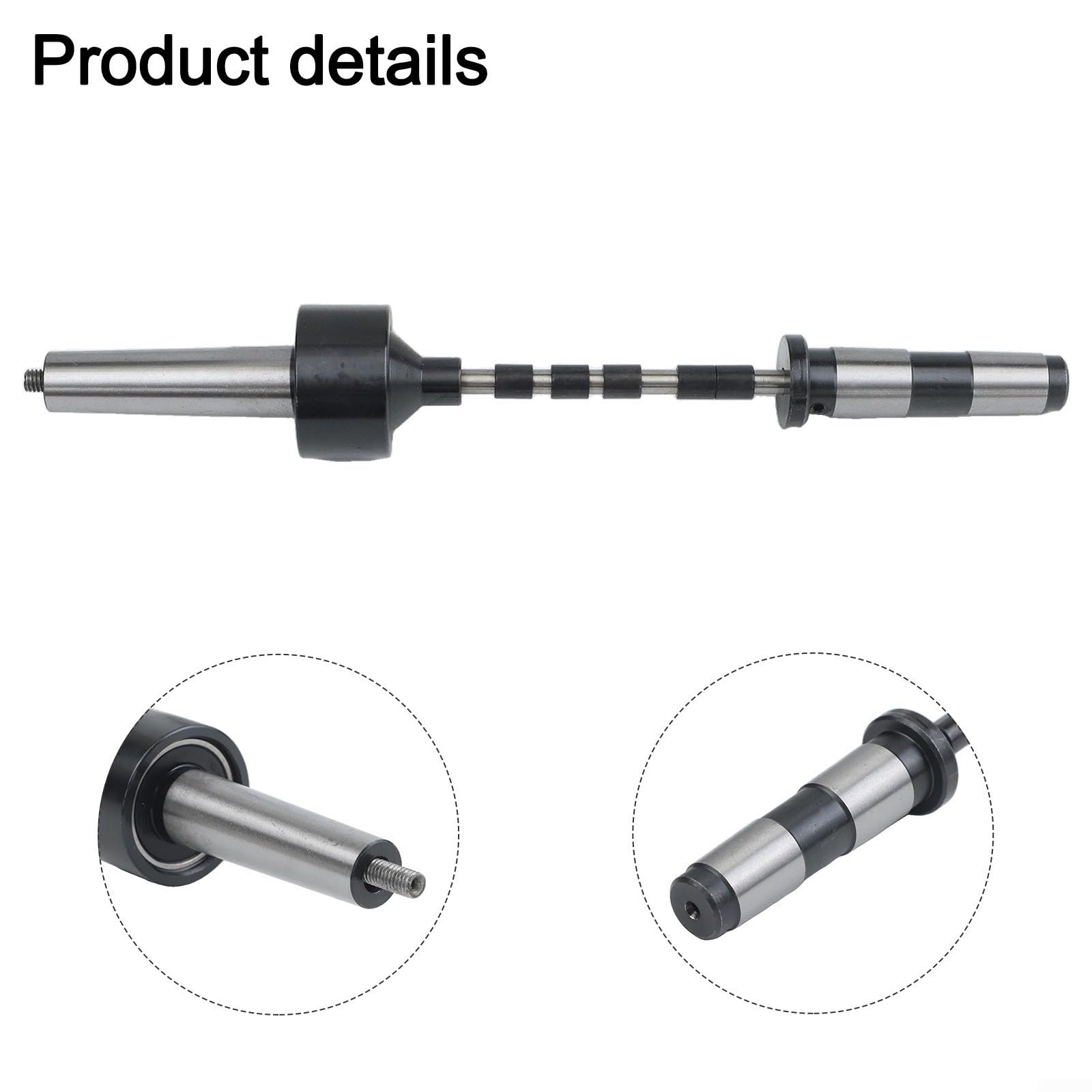 MT2 Kit de mandrin avec économiseur de mandrin, foret de 7 mm et 5 bagues pour PM-002, outil de tournage du bois en acier inoxydable trempé pour la fabrication de stylos