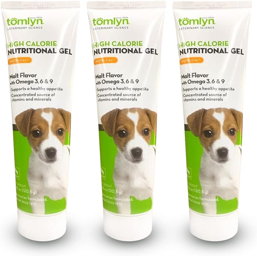 High Calorie Nutritional Gel for Puppies, (Nutri-Cal) 4.25 oz (3 Pack)
