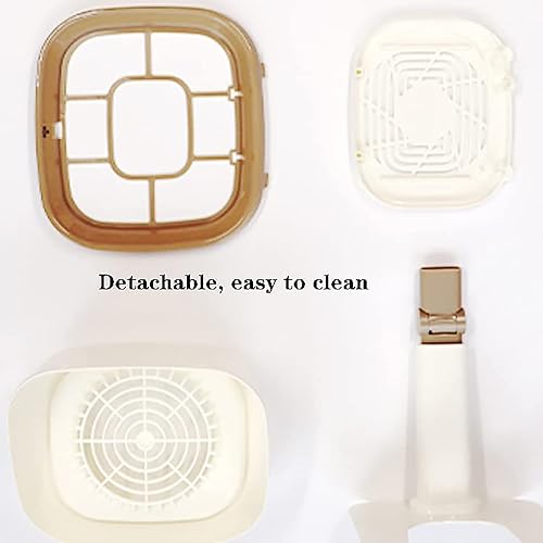 Miniatura 5 de Campana extractora portátil de 3200 RPM recargable por USB, ajuste de ángulo de altura, lavable, para el hogar, cocina, olla caliente, caravana, A