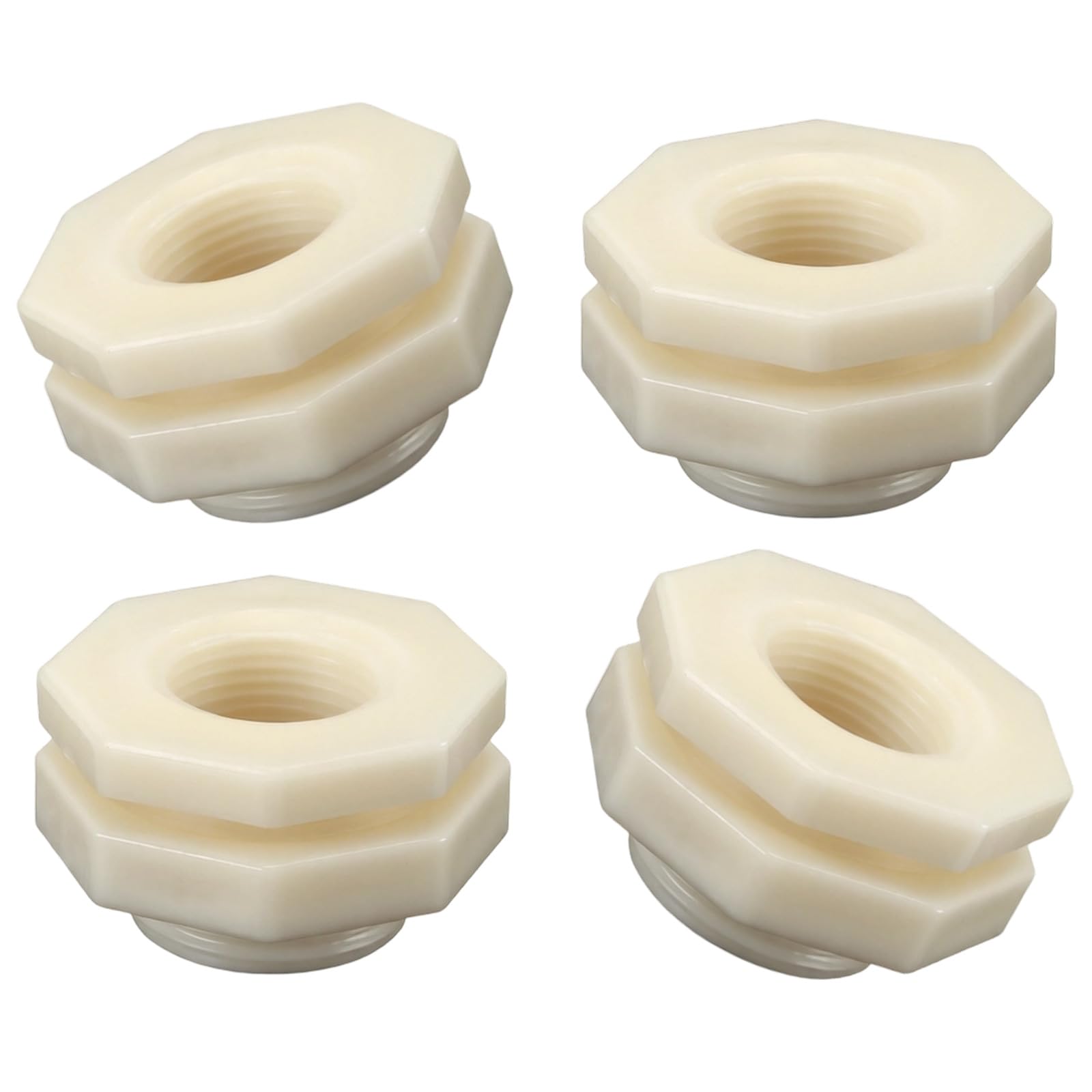 QIAOLIDA Sturdy ABS Water Tanks Connectors With Reinforced Thread For Secure Leakproof Connection In Plumbing Systems