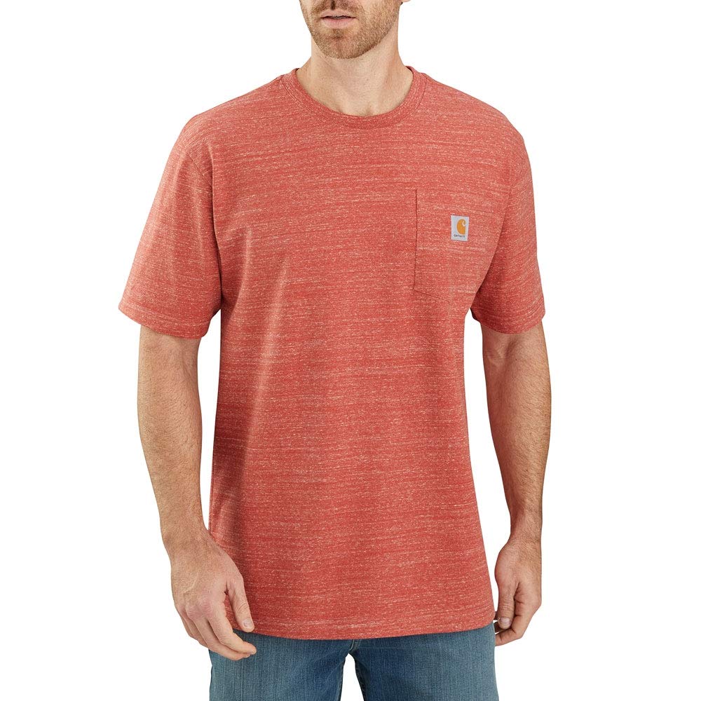 Carhartt Mens Loose Fit Heavyweight Short-Sleeve Pocket T-Shirt (Also Available in Big & Tall) CloseoutWork Utility T-Shirt — view 39