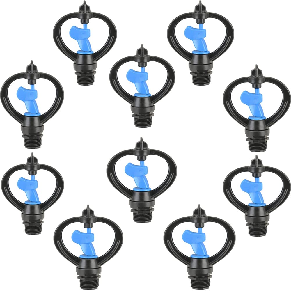APPSTER (10pcs) Butterfly Water Sprinkler Head 360 Degrees Watering for Agriculture Irrigation Garden Lawn Poultry Pipes Farm Greenhouse, Thread 1/2" (B0BWFGZQDF) Amazon Price History, Amazon Price Tracker