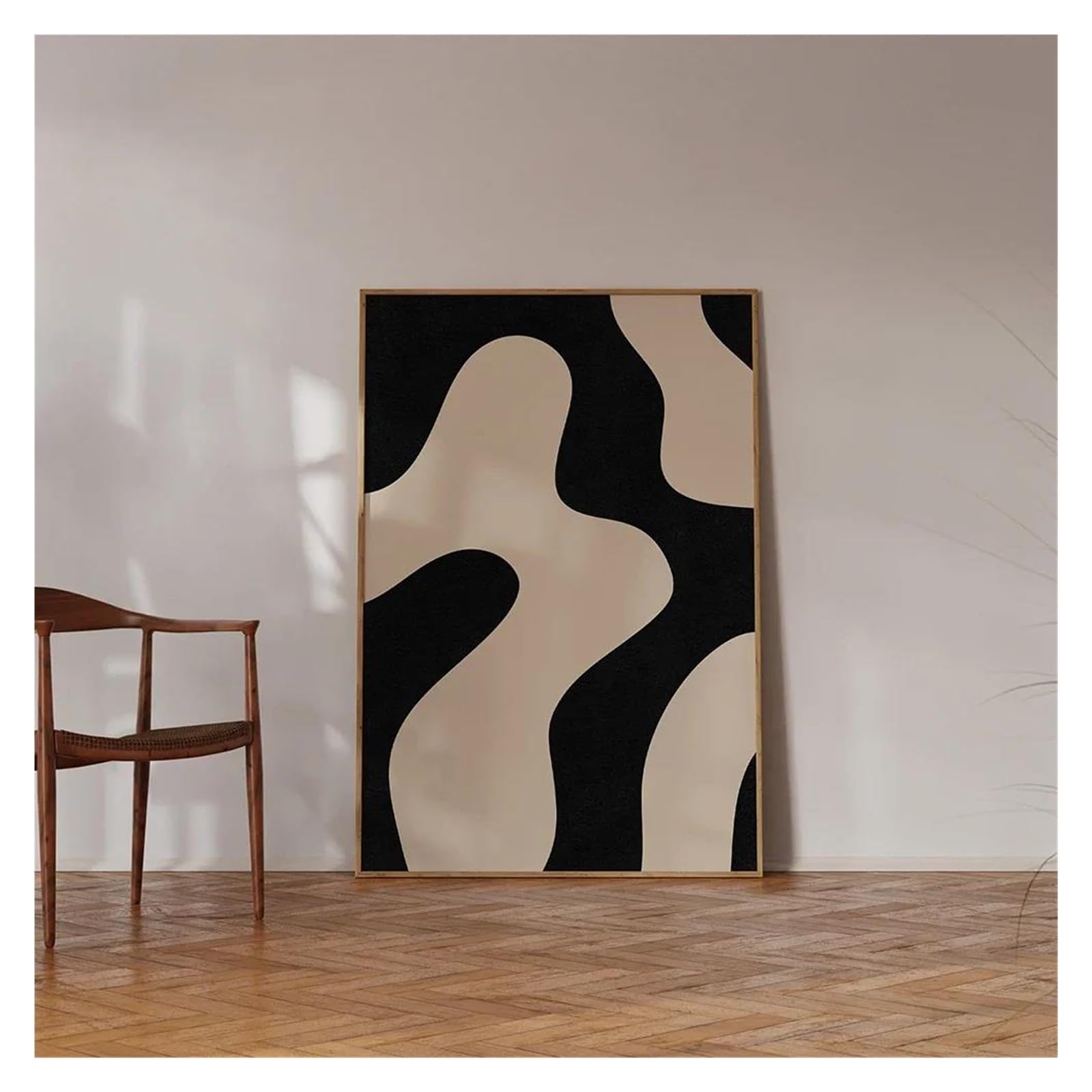 Lignes abstraites modernes sur toile HD pour salon chic