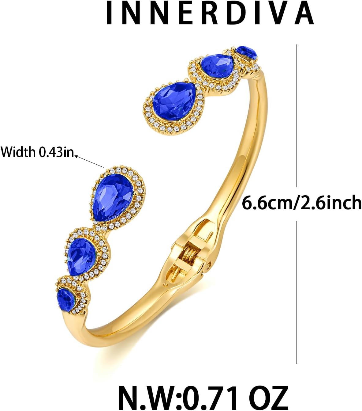 Gold Bangle Cuff Bangle Bracelet For Women Boho Open Bangle Cuff Bracelets Fashion Jewelry - Image 7