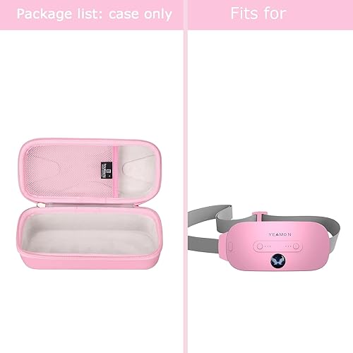 Miniatura 5 de Estuche rígido de viaje para dispositivo de cinturón eléctrico inalámbrico portátil, almohadilla de calentamiento rápido, solo funda