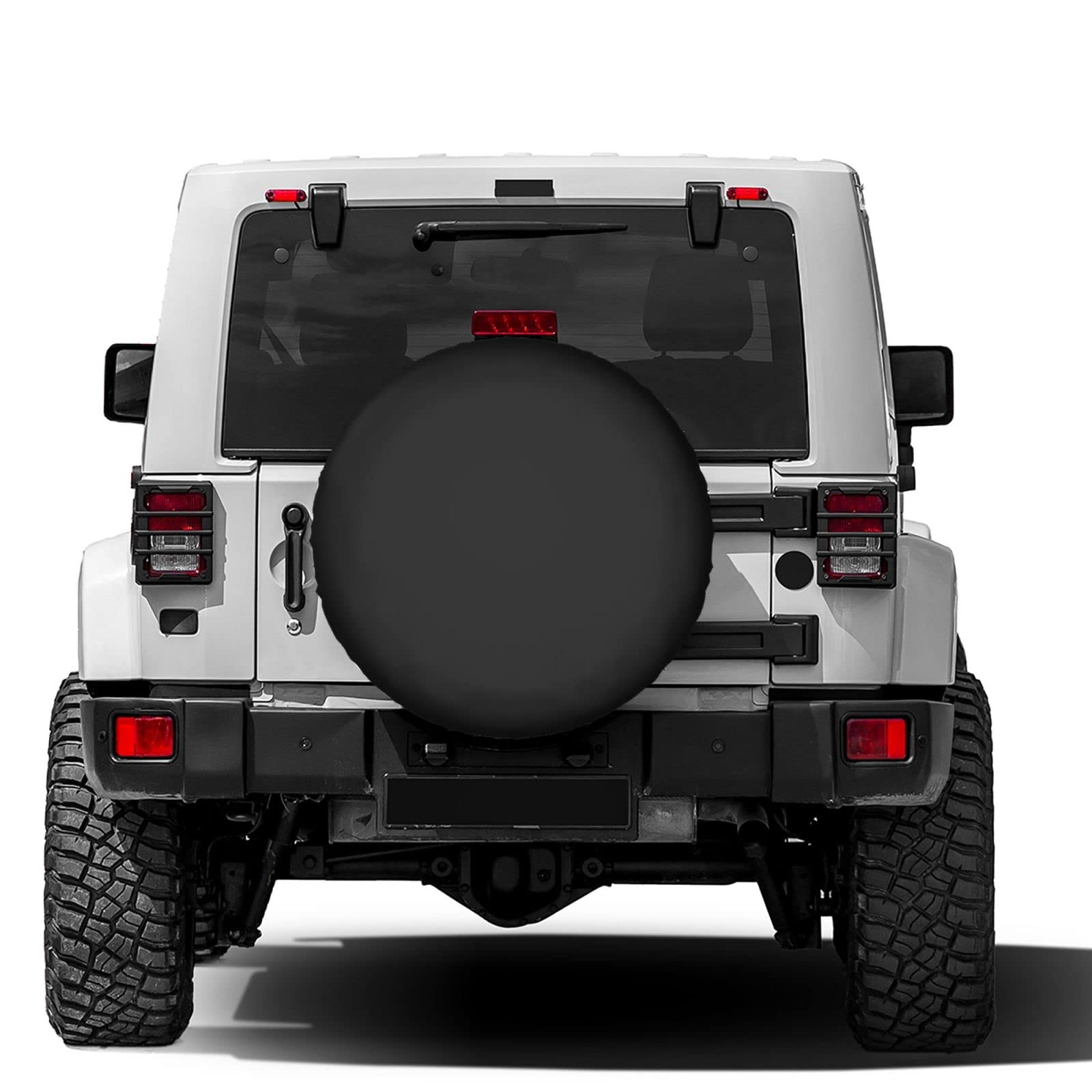 Foruidea Black Spare Tire Cover Wheel Tire Cover Fit Trailer, RV, SUV and Many Vehicle 14 Inch