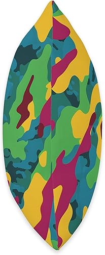 Miniatura 2 de Pure Pattern Paradise Colorful Abstract Camouflage Pattern #024 Throw Pillow, 18x18, Multicolor