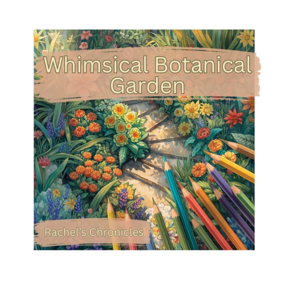 Whimsical Botanical Garden Coloring Book: A Relaxing Adult Coloring Book Featuring Enchanted Florals, Lush Garden Scenes, and Nature-Inspired Line Art for Stress Relief and Mindful Creativity