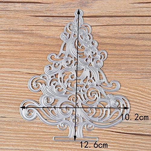 Metal DIY Cutting Die Card Embossing Die Scrapbooking Album Paper Cards Art Craft Stencils Scrapbooking (Christmas Tree 3) - Thumbnail 5