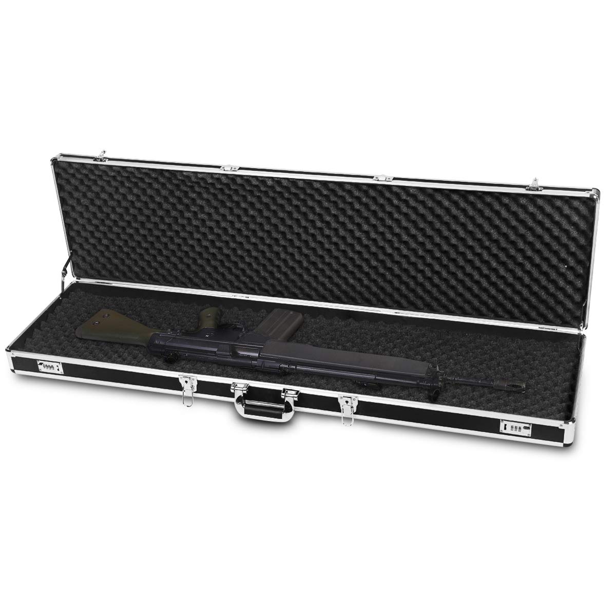 HF 14403-02 Alu Waffenkoffer für Pistolen it Zahlenschloss | 42 x 26