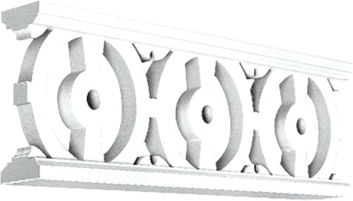 Fypon 36"IW x 56"OW x 30 1/16"H Decorative Arch with Sunburst & Keystone