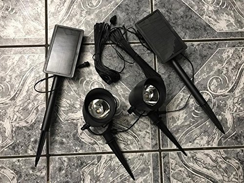Solar Spotlight 2 Pc. 50 Lumens