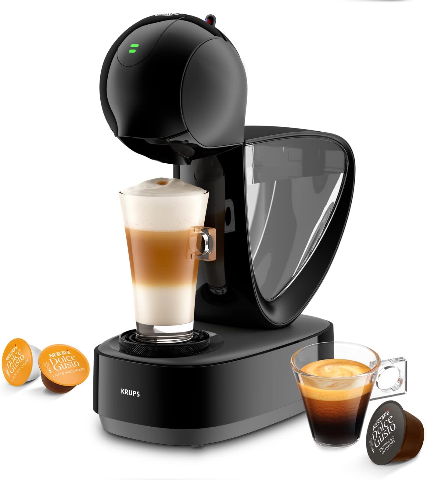 Dolce Gusto Infinissima Touch, Coffee Pod Machine by Krups, Black, KP270840