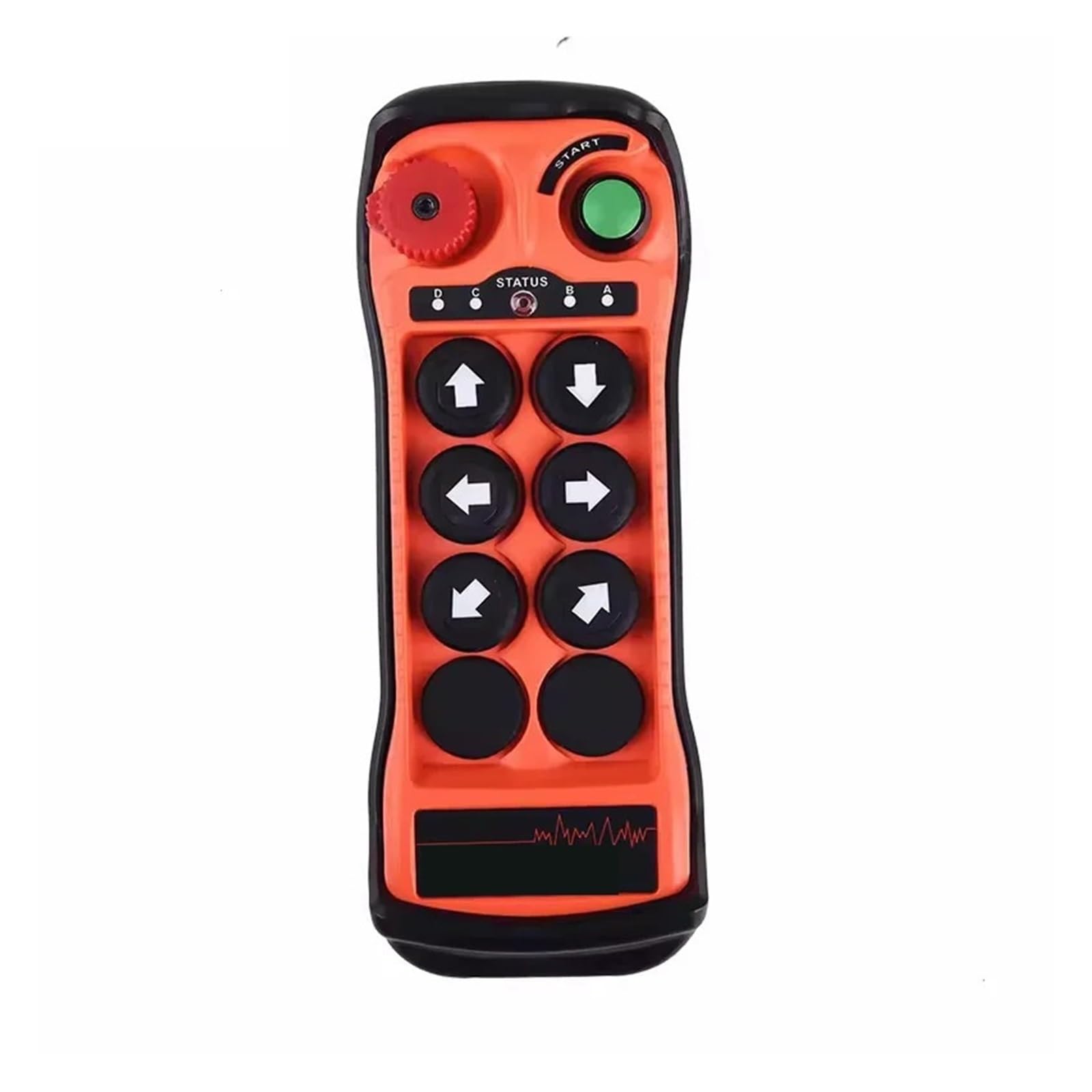 Controllo della Gru, Interruttori di Controllo remoto for Gru radiofonica Industriale Senza Fili a 6 Tasti a velocità Singola Pista Sollevamento Controller for(1T 1R,AC DC10-30)