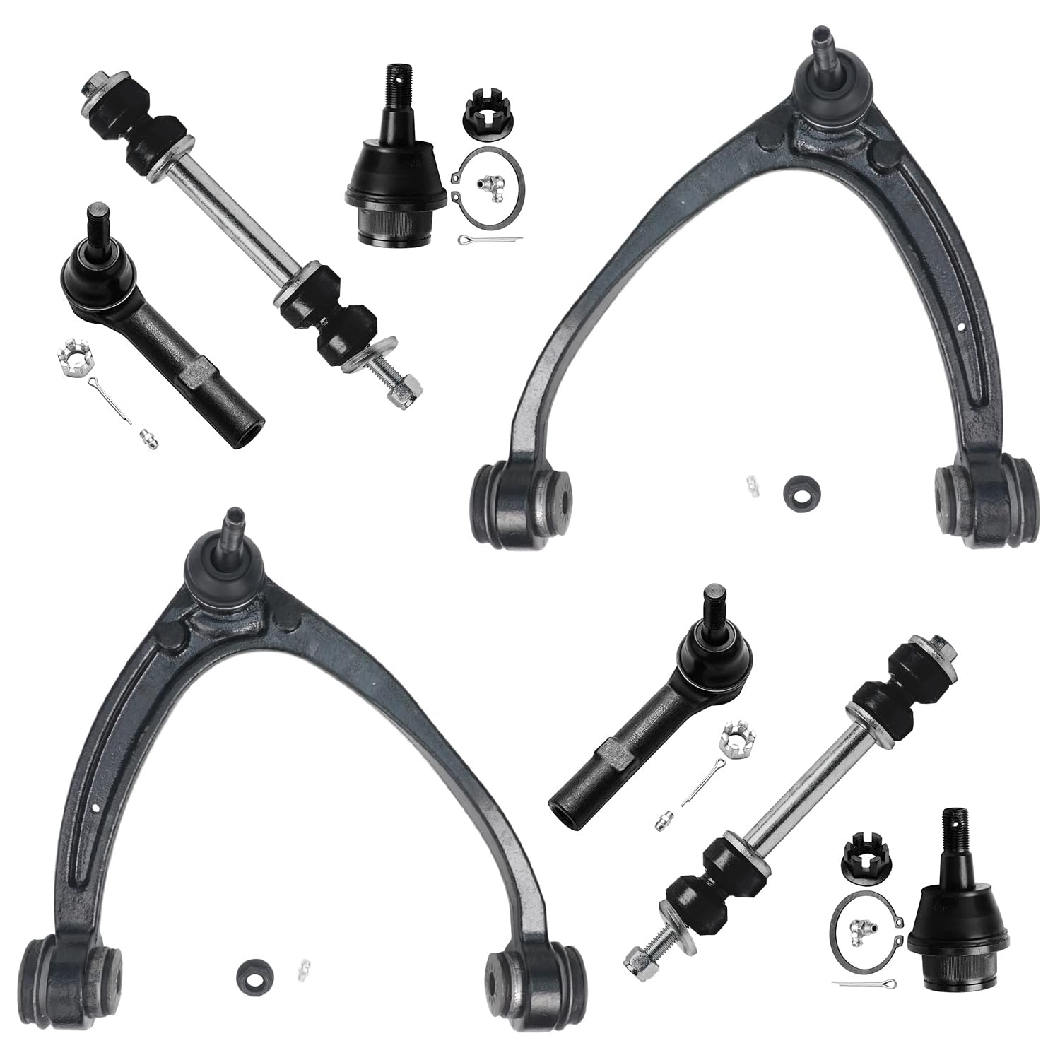 Detroit Axle - Front 8pc Suspension Kit for 07-13 Chevrolet Silverado 1500