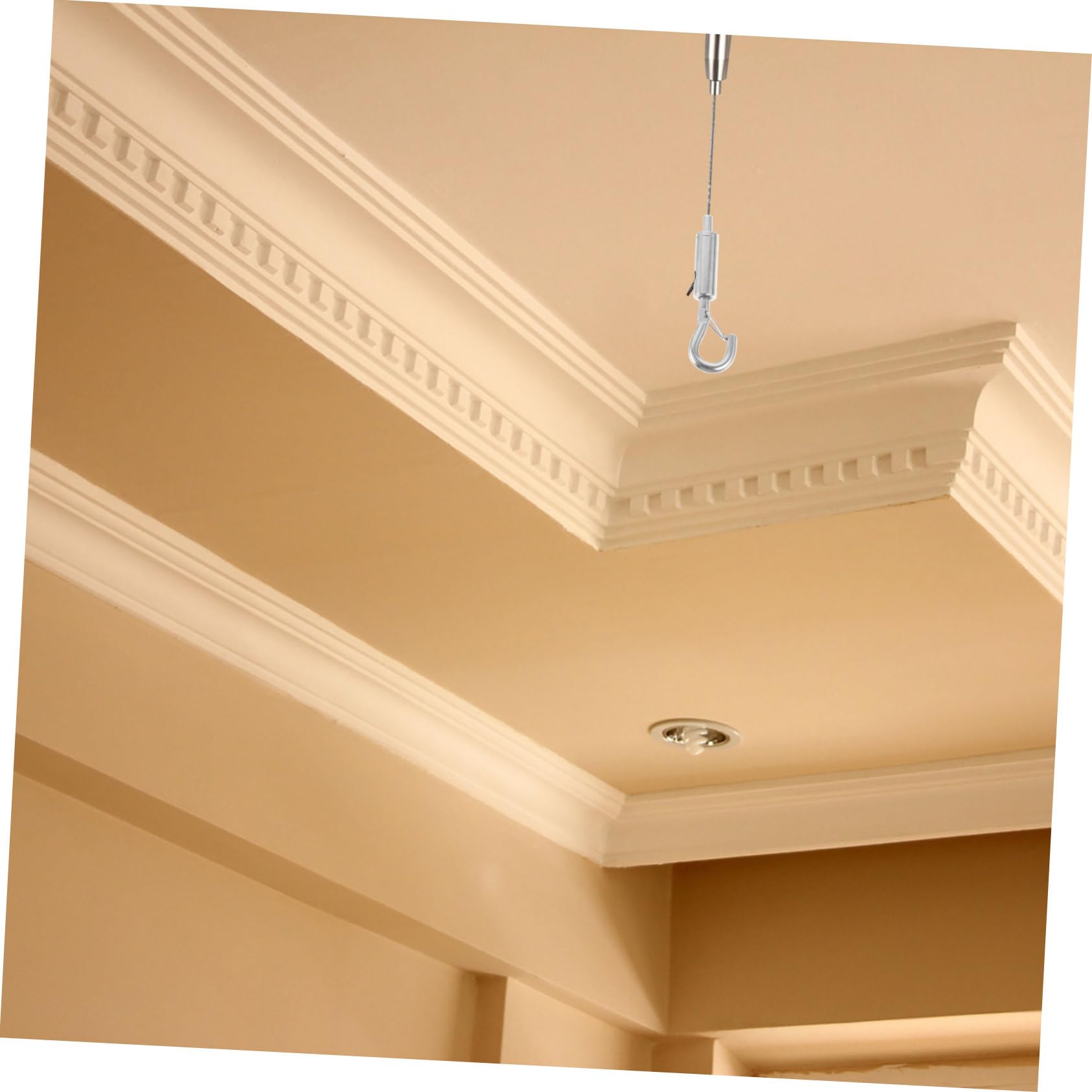 VILLFUL 20pcs Turnbuckle for Wire Tension Silver Wire Hanger Wire Rope Hanger Rope Tensioner Copper