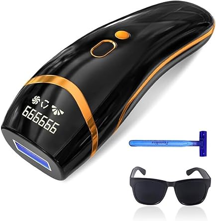 Epilasyon Ipl T y Alma Cihaz , Y z, T m V cut, Hassas B lge Kullan m , 999.999 At m, Siyah