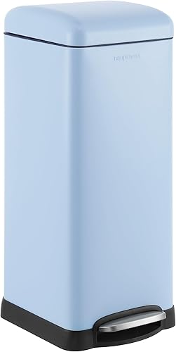 Vista 14 de happimess HPM1007J Betty - Bote de basura retro de 8 galones, resistente a las huellas dactilares, moderno, minimalista para el hogar, cocina, Rosa