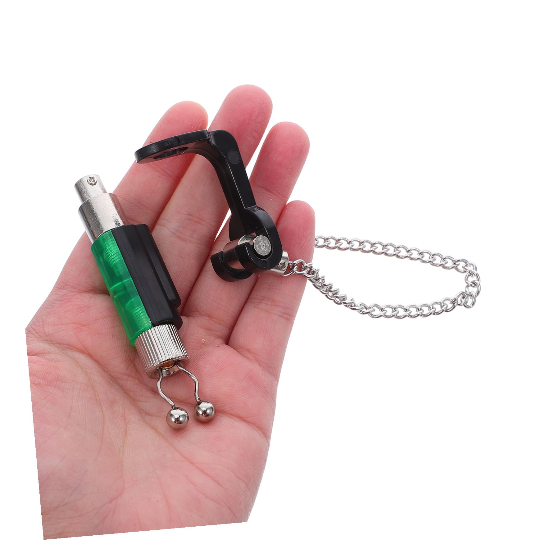 4 Pezzi Fishing Bite Alarm Swingers Clip Tensionatore Catena Senza Luce Indicatori Silenziosi per Canna da Pesca Materiali Resistenti e Facili da Installare per Pescatori Outdoor