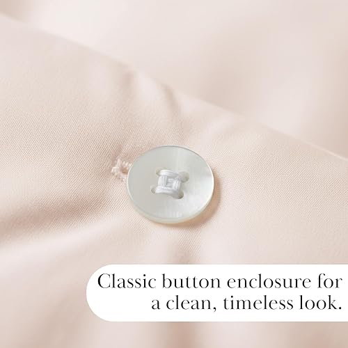 Miniatura 135 de Southshore Fine Living, Inc. Juego de funda de edredón de satén de algodón de fibra larga de 300 hilos, tamaño matrimonial/queen, azul ballard 07