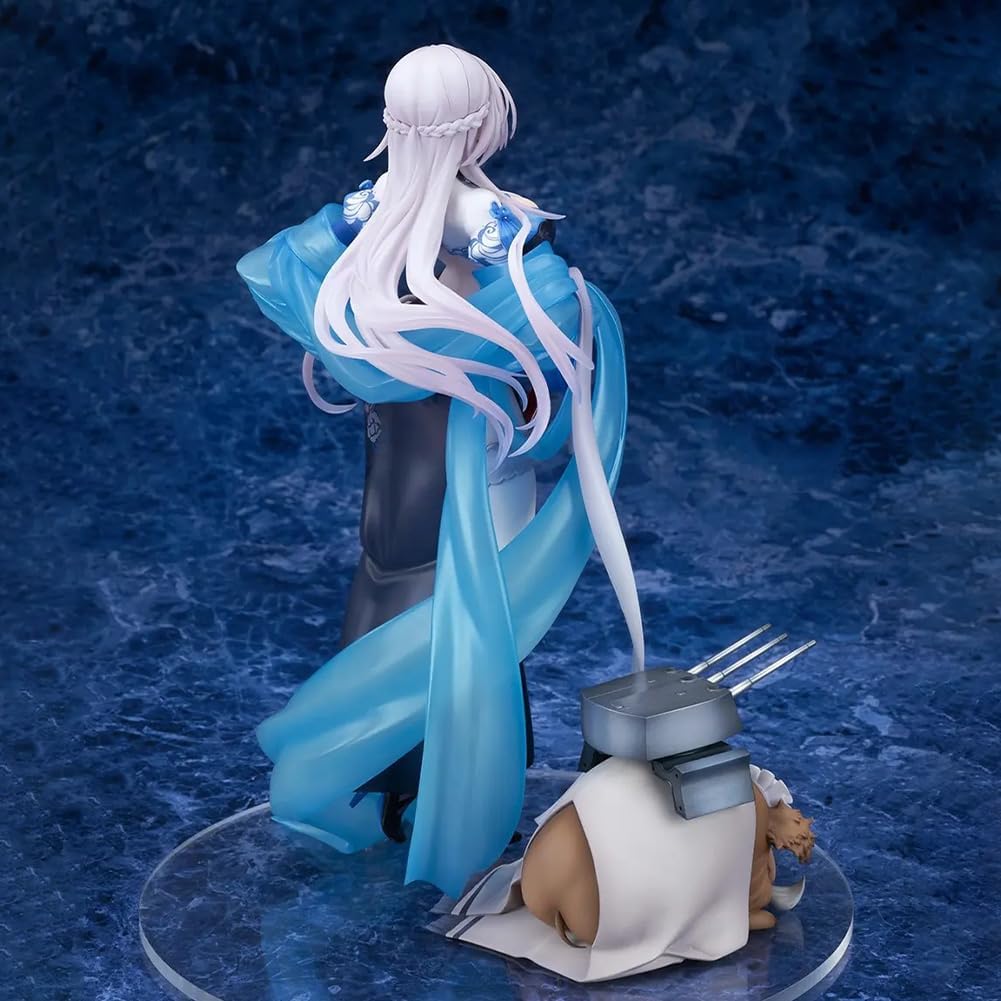 QAHEART HMS Belfast Figure Cheongsam Standing Pose Action Figure Girls Model Statue Figuren Ornaments 10.24in