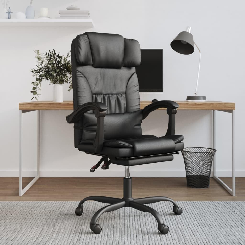 Fauteuil de bureau inclinable contre le mal de dos avec dossier réglable