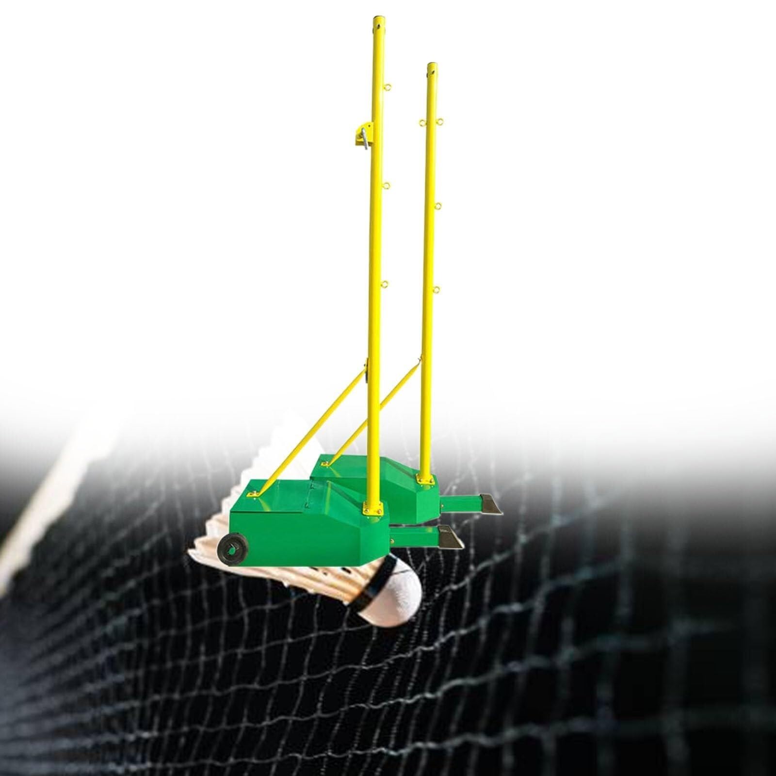 Heavy Duty Badminton Net Stand, Large Leisure Sports Net with Weighted Base and Replacement Nets