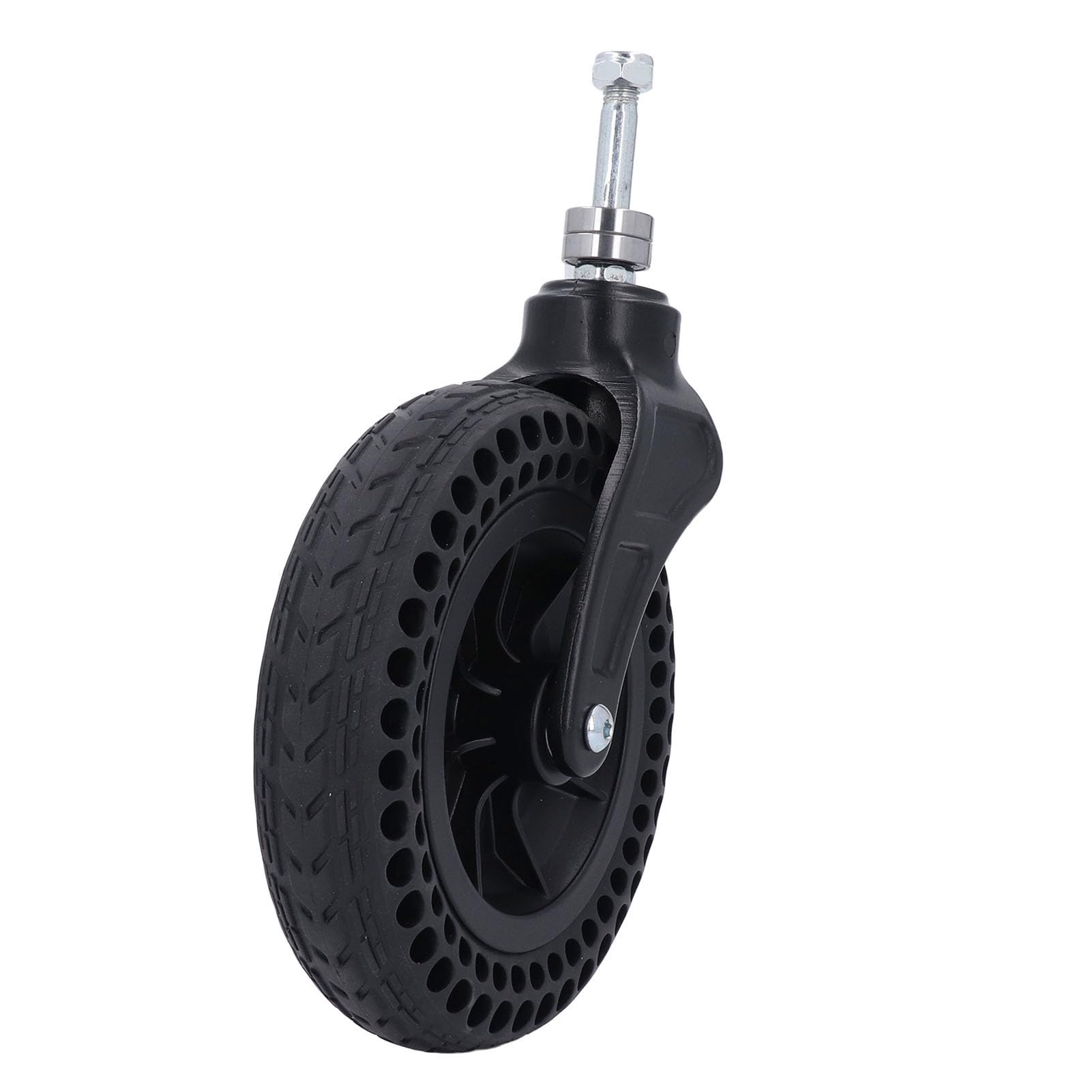 Rotella Universale, Materiale in Gomma TPE, Texture Antiscivolo, Ruota da 8 Pollici con capacità di Carico di 75 Kg per Carrelli e Carrelli