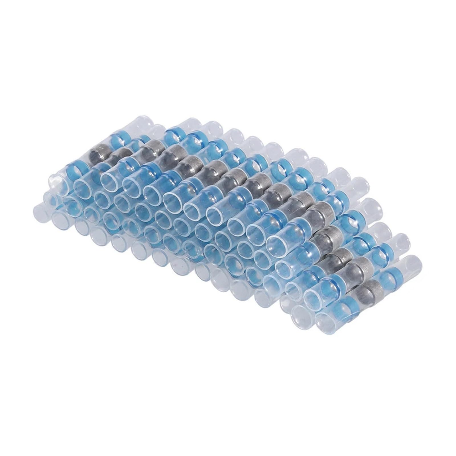 Kit de 300 conectores de cable eléctrico termorretráctiles con aislamiento surtido, terminales de empalme con manguito de soldadura, AWG10-26