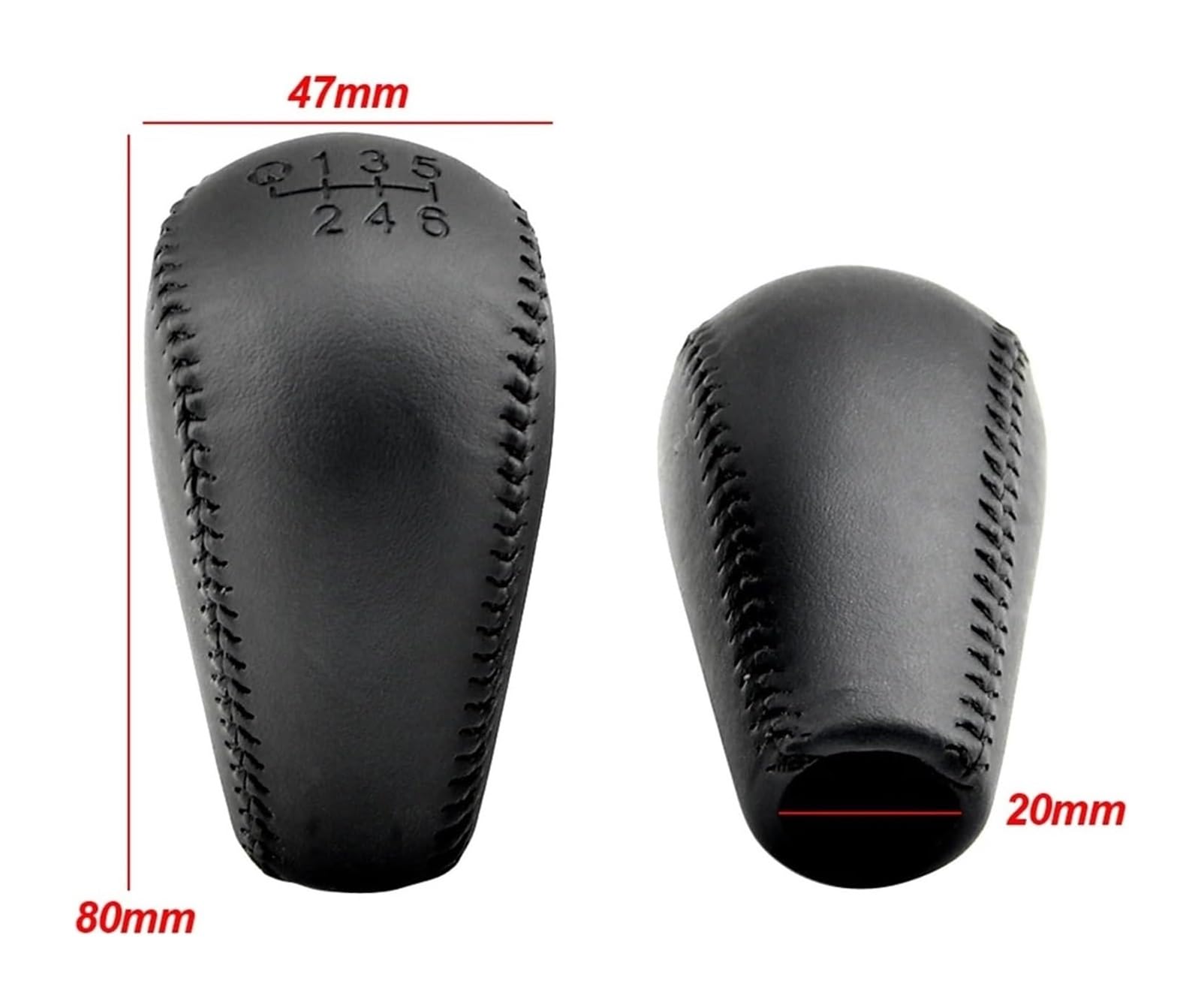 Pomos Palanca Coche Para Toyota Para Hilux MK6 MK7 2004 2005 2006 2007 2008 2009 2010 2011 2012 2013 2014: Pomo De La Funda Palanca Cambios (5 O 6 Velocidades)(5 Speed)