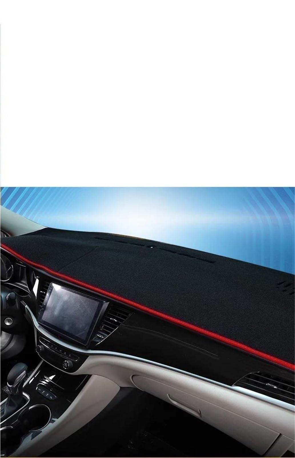 Tappetino Copri Cruscotto Auto Per Vw Per Golf 8 2020~2023 2022 MK8 Tappetino Antiscivolo Per Cruscotto Protezione Solare Interna(rosso,RHD)