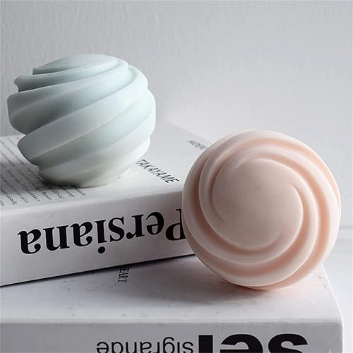 Miniatura 7 de Molde de silicona para velas de bola de rosca, cera de jabón, fondant, pastel de chocolate, caramelo, molde para hornear, yeso, resina epoxi, molde