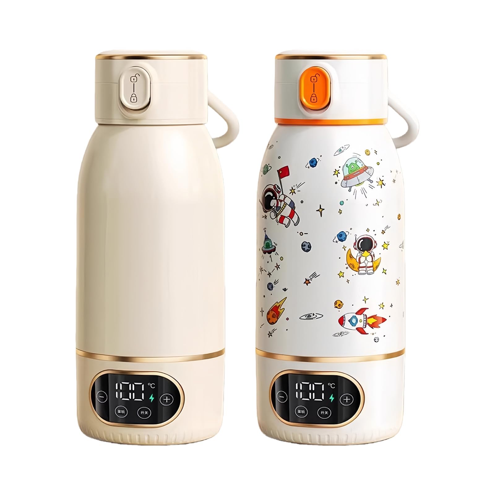 Tazza di acqua isolata amichevole di viaggio con scaldabiberon infantile capacità 500ml termoregolazione precisa scenario multiplo tostapane trasportabile
