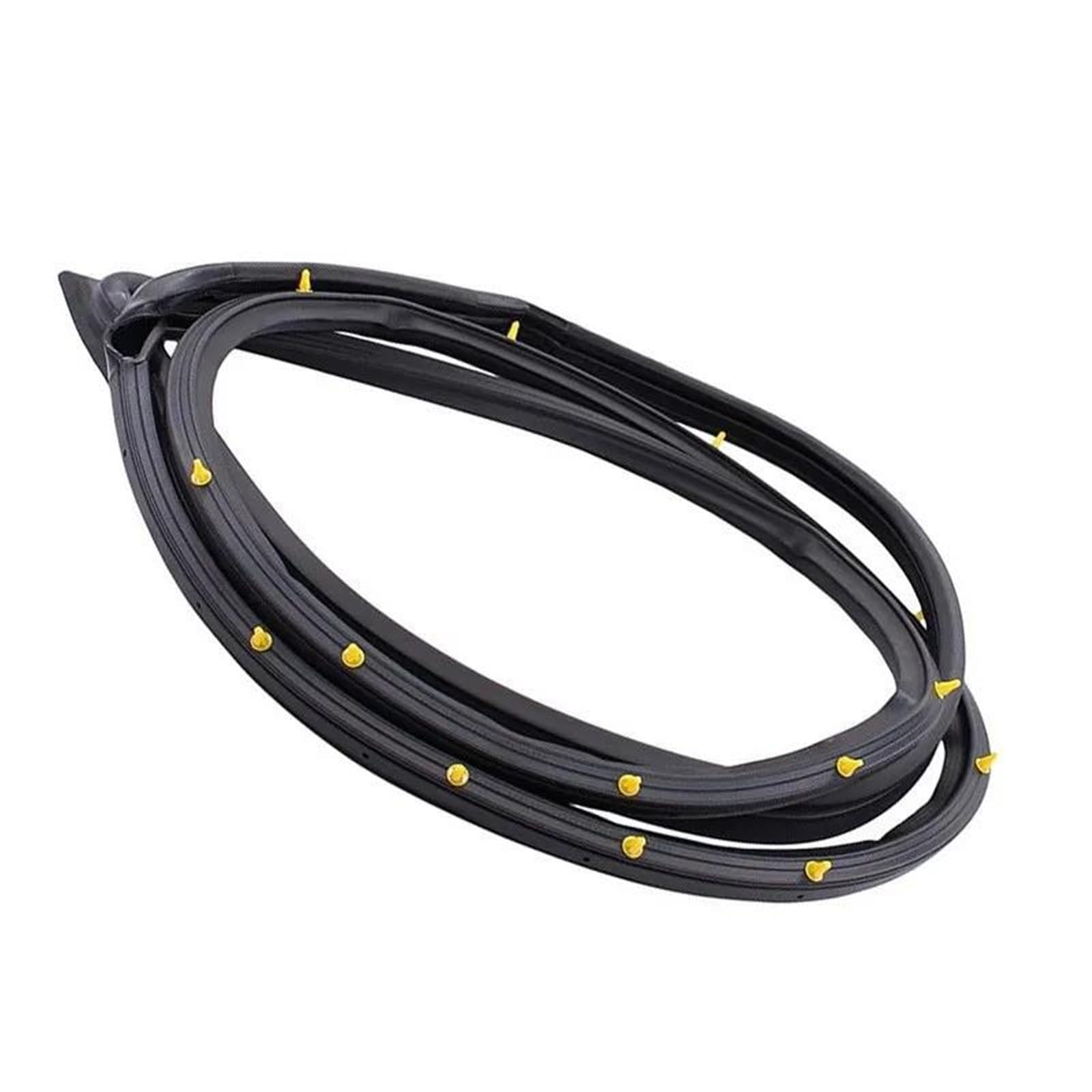 Hrqctim Rear Left Car Window Seals Car Door Weatherstrip Moulding Seal Strip Front Right For Civic Sedan 2006 2007 2008 2009 2010 2011(Rear Left)