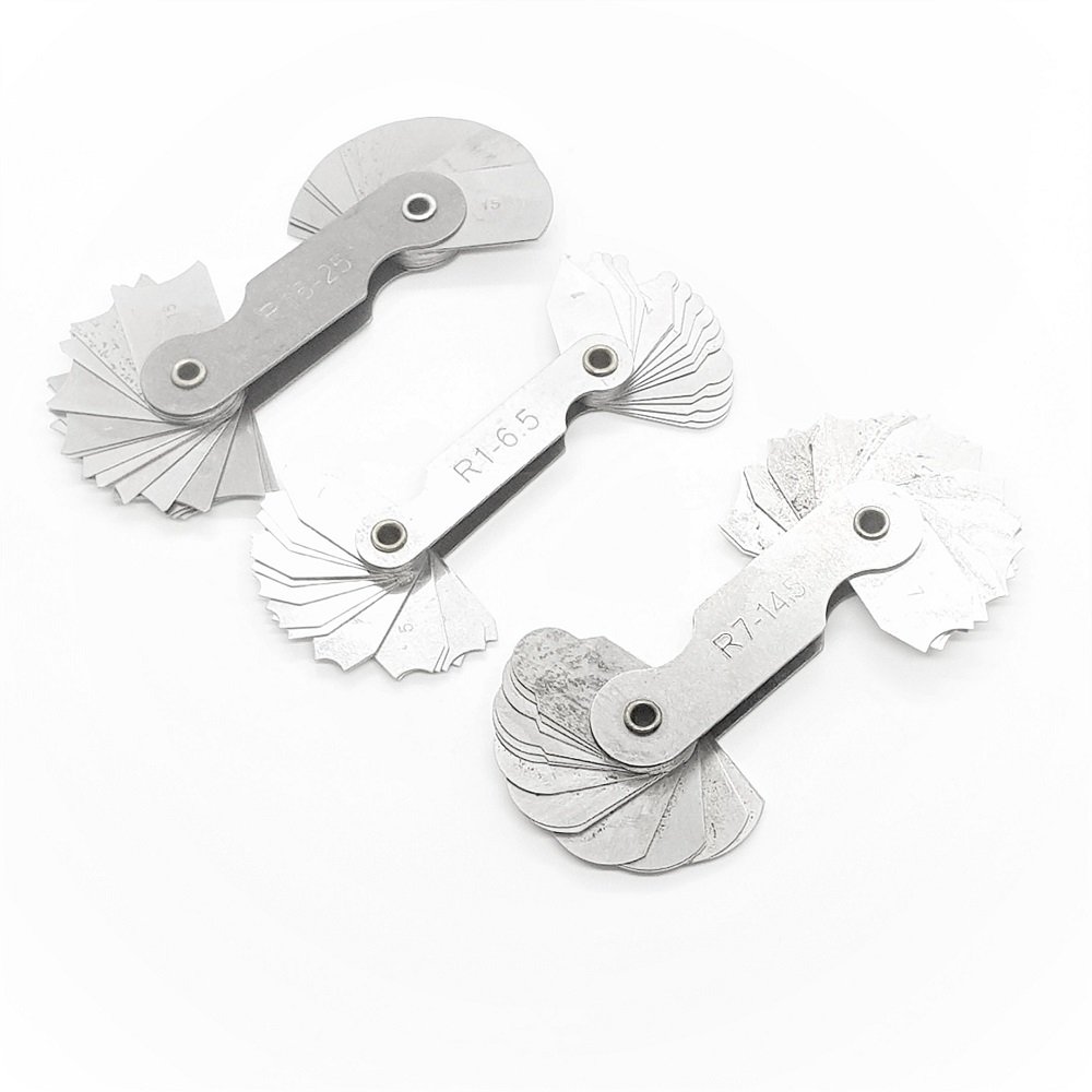 4pz Raggio Strumento Di Misura Convesso Concavo In Acciaio Inossidabile