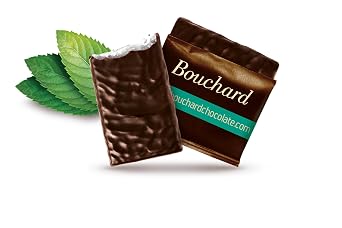 Bouchard Dark Chocolate Mint Thins (72% Cacao) 5.3 OZ (0.3 LB/150g)