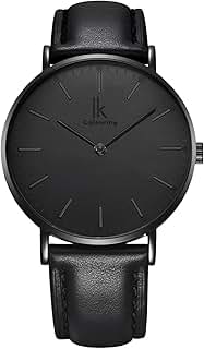 IK Slim Ø36mm Watch Men Women Ultra-Thin Leather Strap